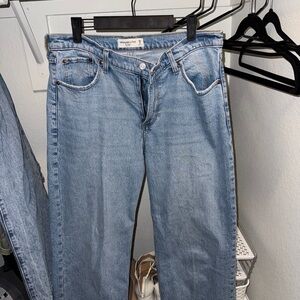 Abercrombie & Fitch The Baggy Low Rise Size 8